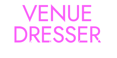 the logo for Venue Dresser